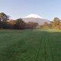 Street view of Fuji Golf Course at the foot of Mt. Fuji