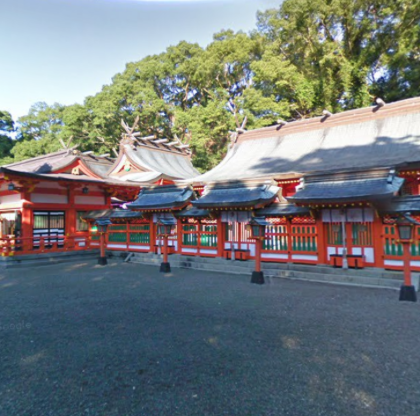 Street view of Kumano Hayatama Taisha(Kumano Kodō) of the world heritage